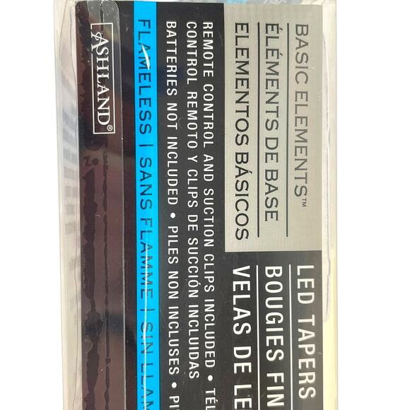 Flameless Candles LED Ashland Tapers with Remote Control and Suction Clips - Picture 4 of 4